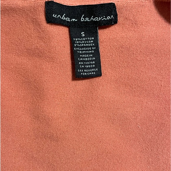 Orange Urban Behavior fitted cardigan. Size S - Picture 3 of 3